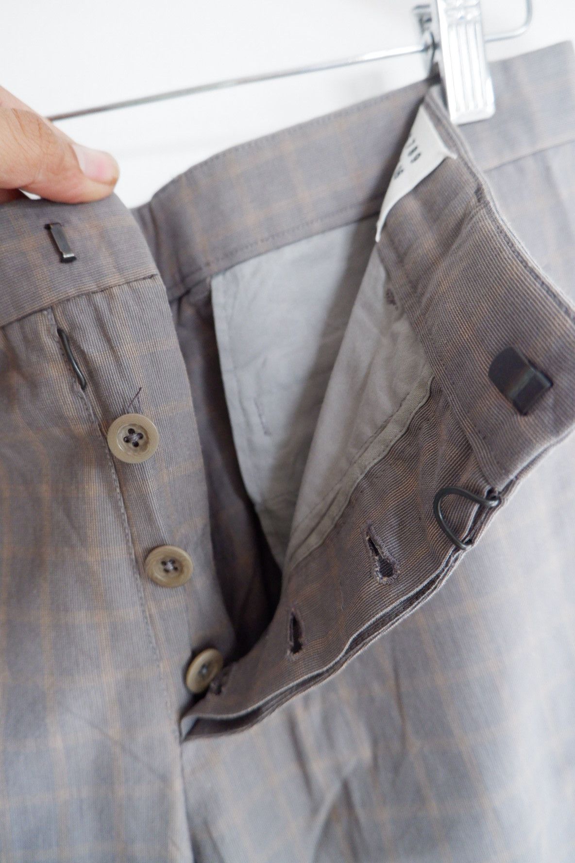 Maison Margiela FW/12 Maison Margiela Plaid Slim Pants Size US 32 / EU 48 - 4 Thumbnail