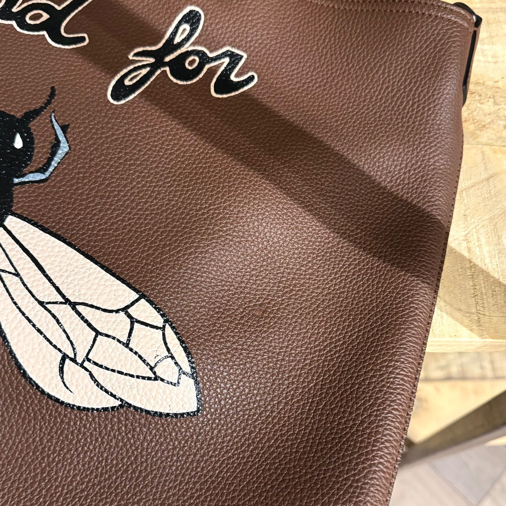 Gucci Gucci Customized Brown Leather Bamboo Handle 2 Way Tote Size ONE SIZE - 18 Thumbnail