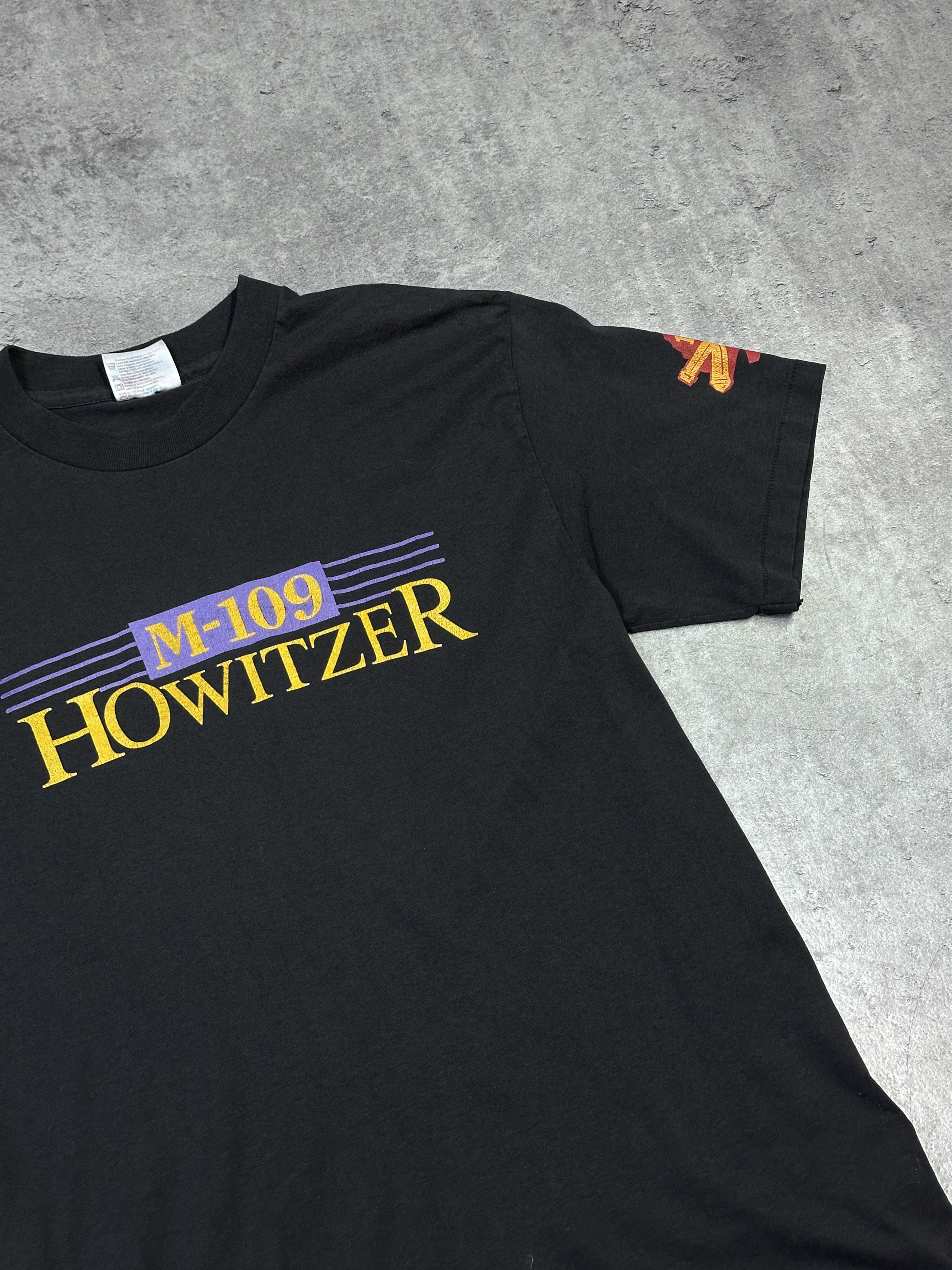Vintage M109 howitzer tank graphic black tshirt vintage Size US L / EU 52-54 / 3 - 5 Thumbnail