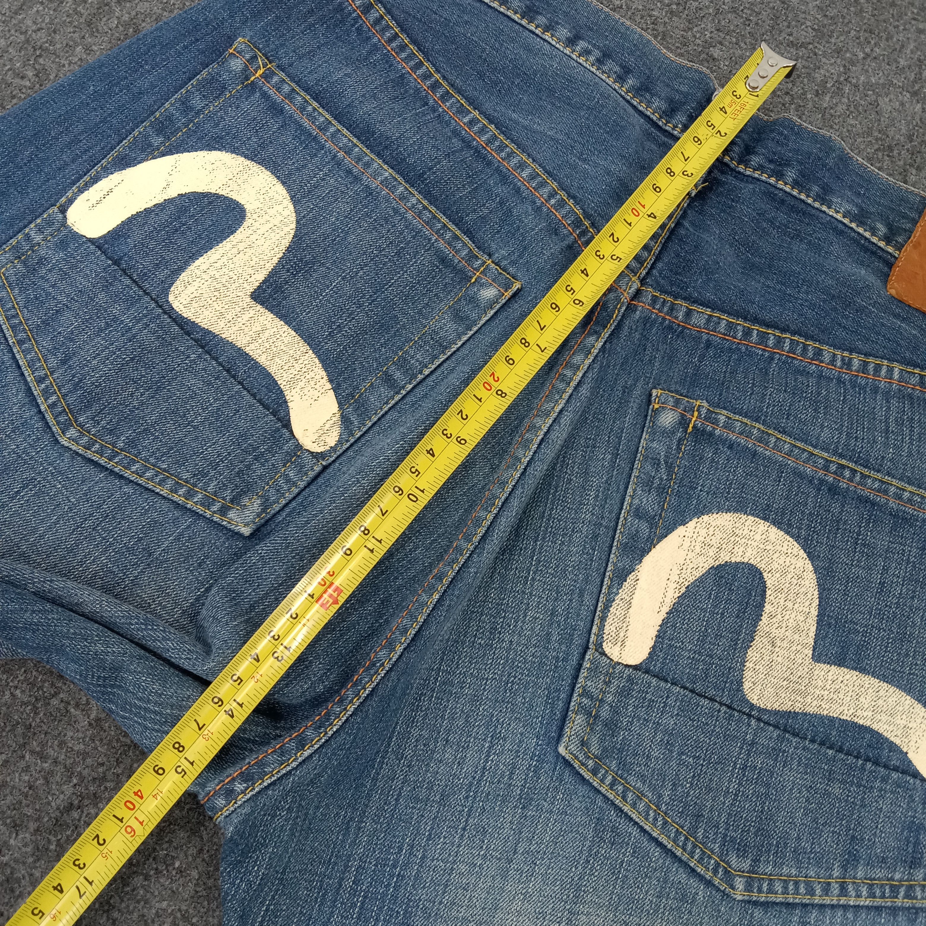 Evisu × Japanese Brand × Vintage Evisu Japanese Brand Daicock Custom Art Denim Jeans Size US 31 - 9 Thumbnail
