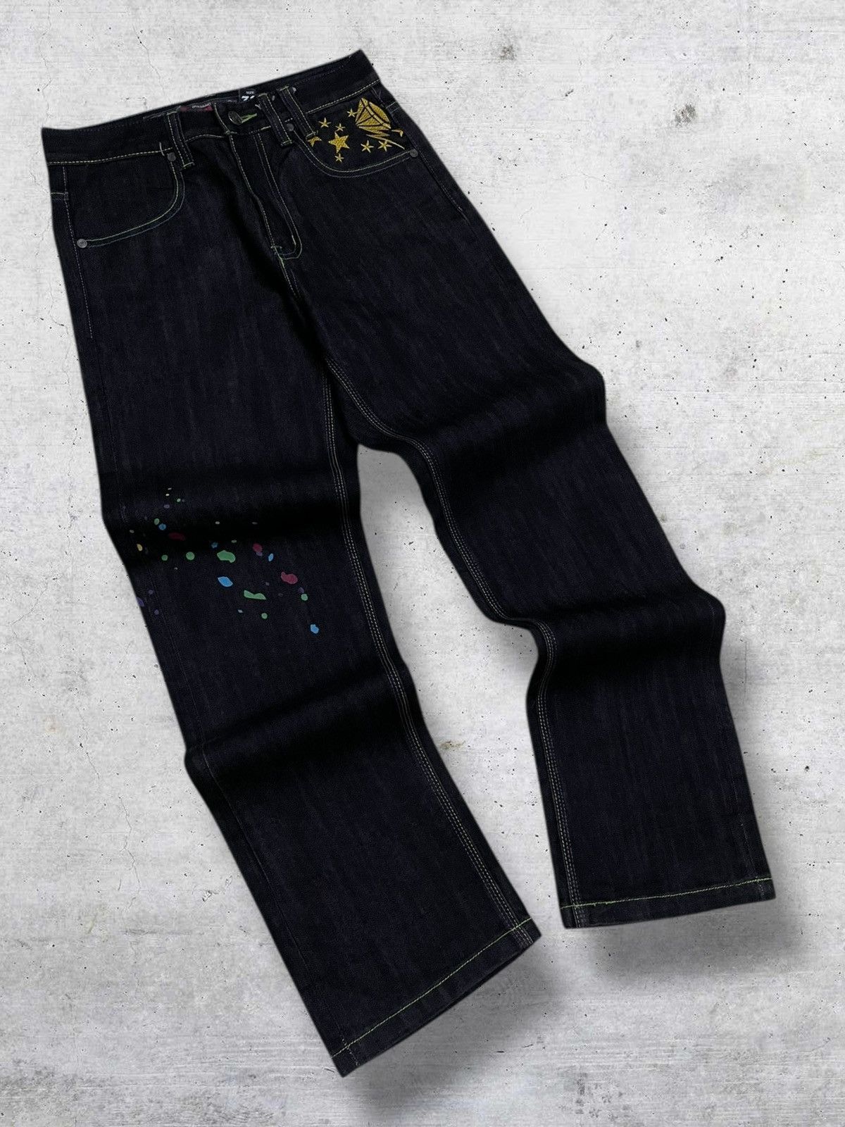 Hysteric Glamour VINTAGE OG JAPAN DOUBLE D STREETWEAR ORIGINAL SPLASH DENIM Size US 28 / EU 44 - 2 Thumbnail
