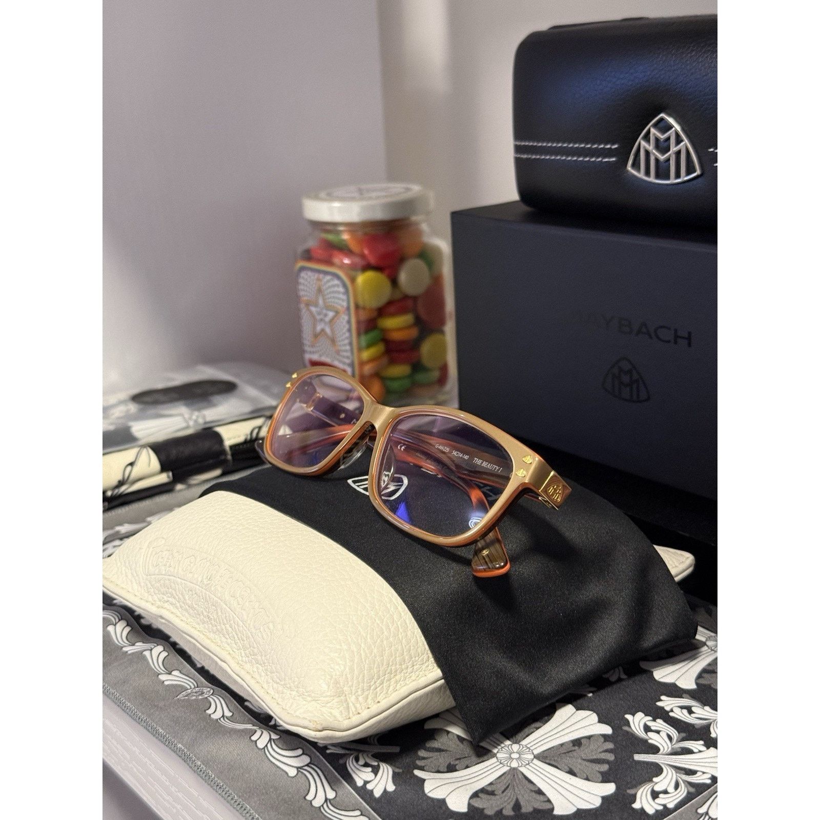 MAYBACH Eyewear Rare Maybach “The Beauty I” Wood Glasses Size ONE SIZE - 3 Thumbnail