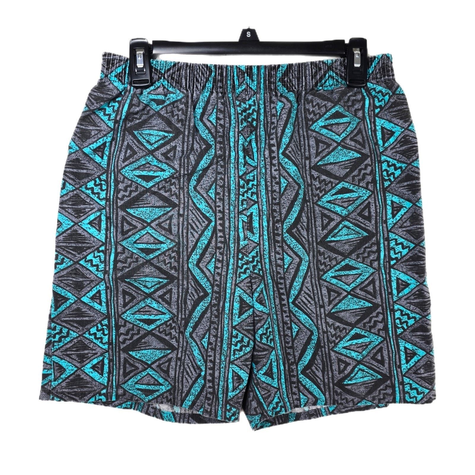 Other Vintage Surf Gear Geometric Cotton Swim Board Shorts Medium Size US 30 / EU 46 - 1 Thumbnail