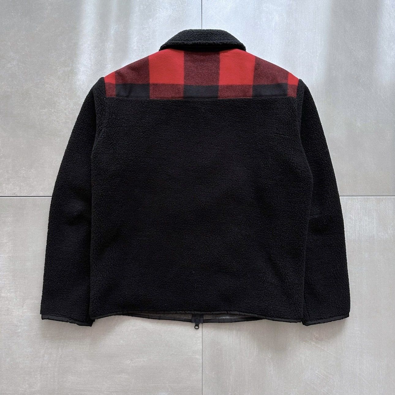 Woolrich Woolen Mills Woolrich Buffalo Curly Fleece Jacket Black Red Size US S / EU 44-46 / 1 - 4 Thumbnail
