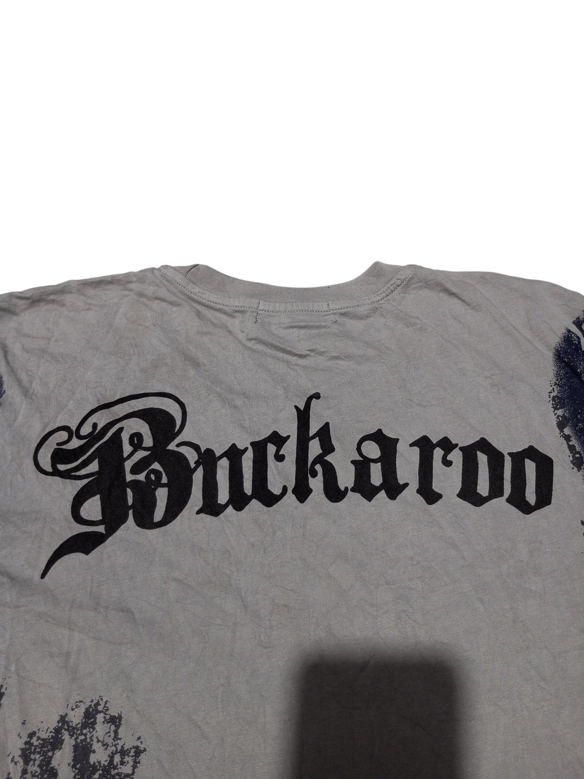 20471120 Vintage Buckaroo jeans all over print rare tshirt Size US L / EU 52-54 / 3 - 11 Thumbnail
