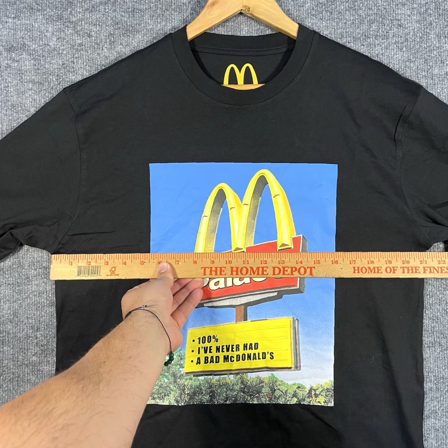 Palace Palace McDonald's Shirt Mens Large Black Golden Arches Logo Collab Tee Graphic Size US L / EU 52-54 / 3 - 5 Thumbnail