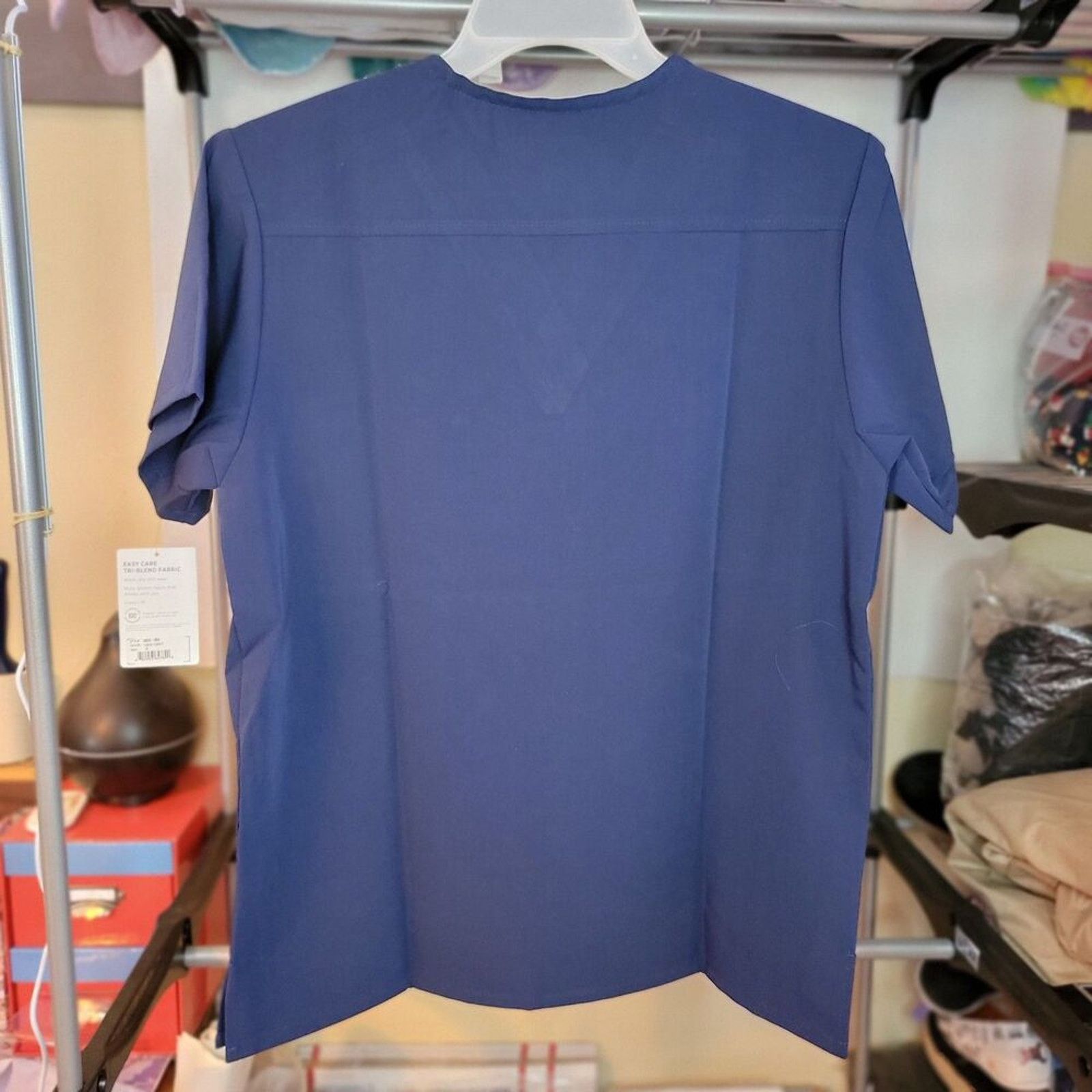 Jockey Jockey Scrub Top Unisex SS Navy - Size S NWT Size S / US 4 / IT 40 - 3 Thumbnail