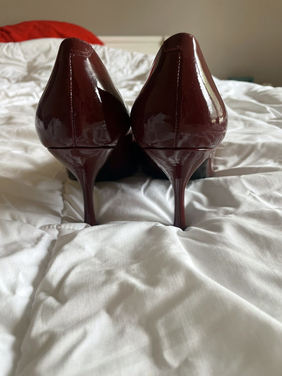 Guess Burgundy Guess heels Size US 8 / IT 38 - 3 Thumbnail