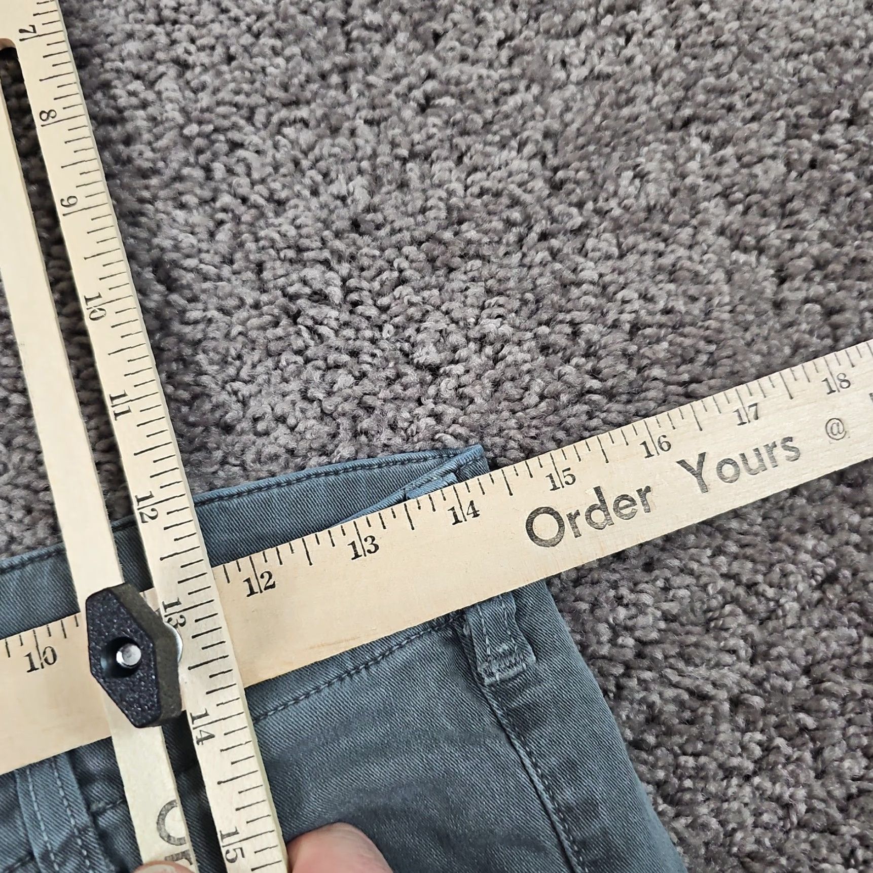 J Brand J Brand Jeans Womens 29 Gray Skinny Cargo Low Rise Stretch Zip Ankle 27x27 Men/ Womens Size 29" - 4 Thumbnail
