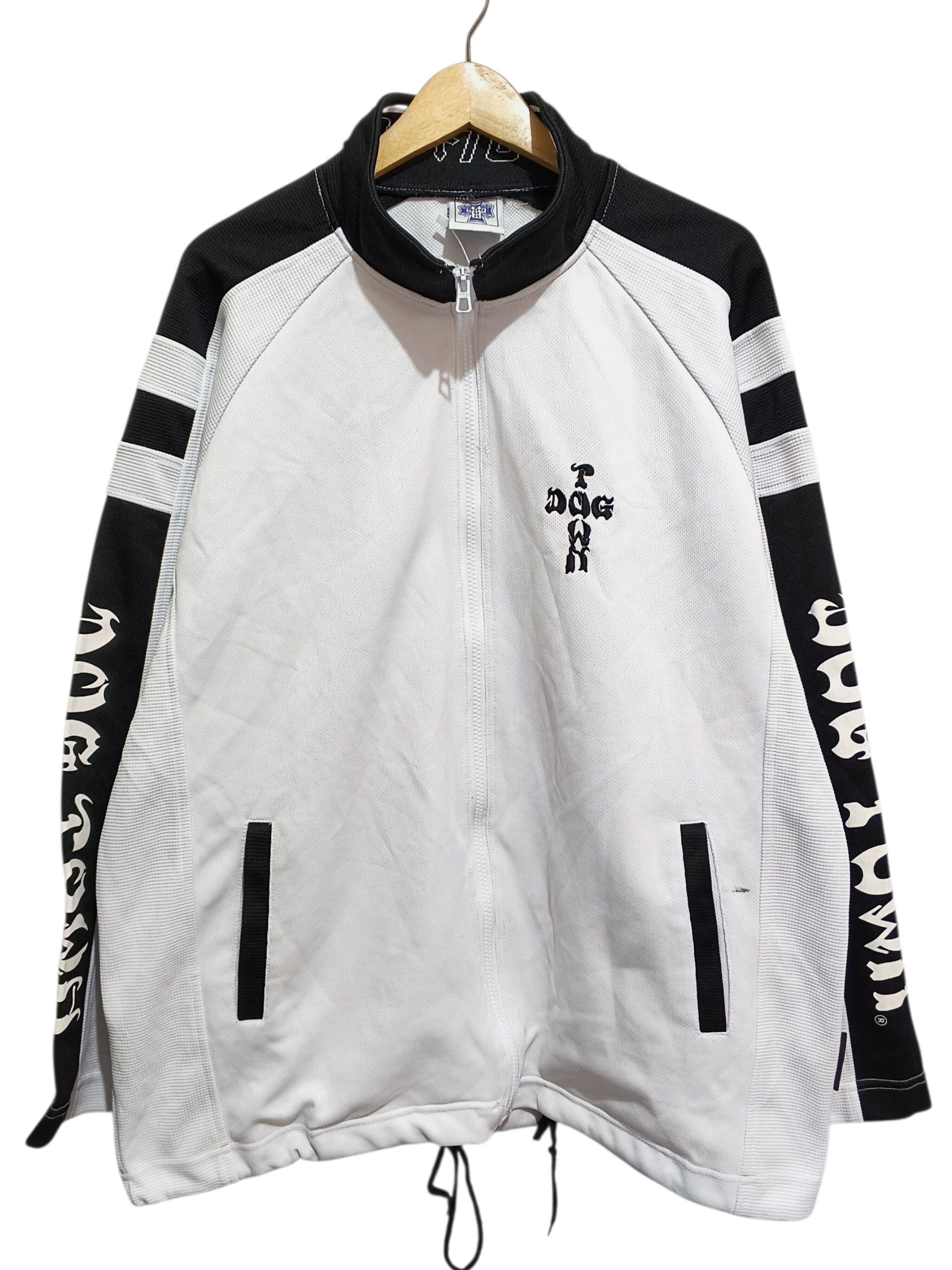 Dogtown 💥Y2K Dog Town Cross Sleeve Logo Track Jacket Size US XL / EU 56 / 4 - 1 Thumbnail
