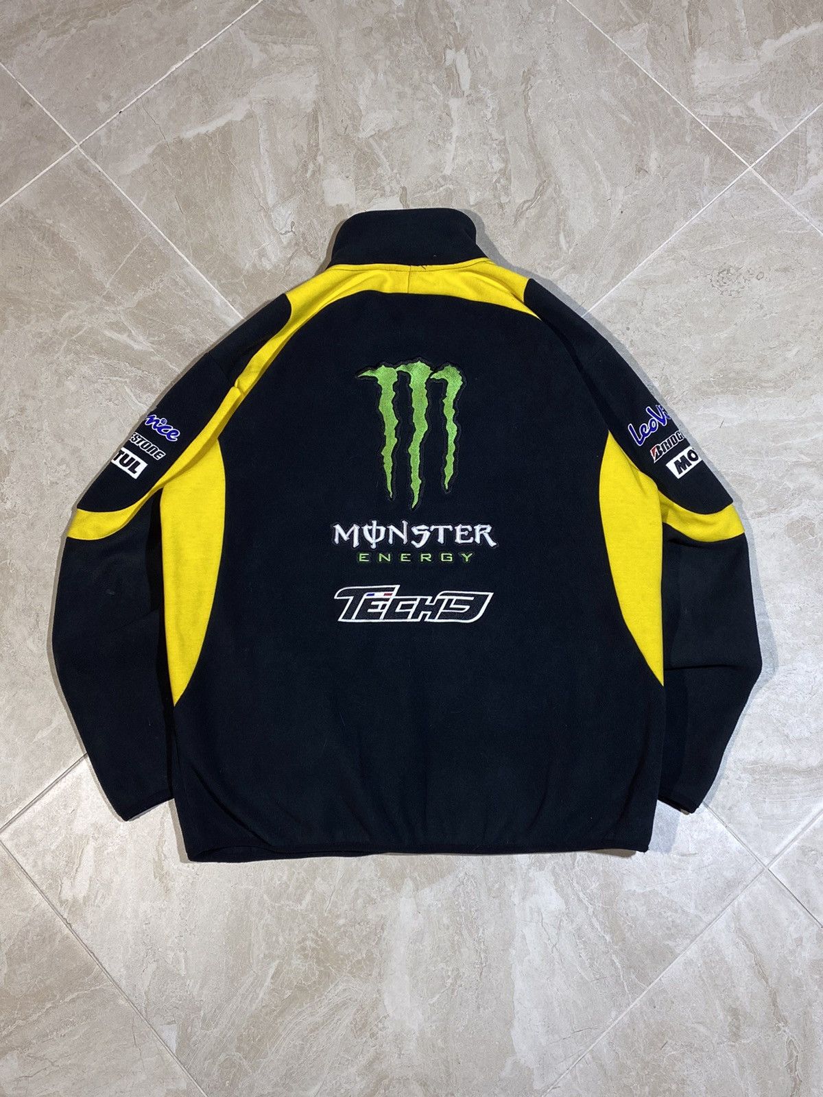 Vintage Racing Monster Energy Moto hype y2k fleece full zip jacket Size US M / EU 48-50 / 2 - 1 Thumbnail