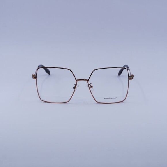 Alexander McQueen Alexander McQueen AM0276O 003 Eyeglasses Nude 57mm Square Size ONE SIZE - 4 Thumbnail