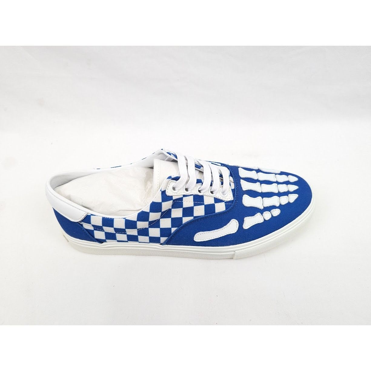 Amiri o1rshd1 Checkered Skel Toe Lace Up in Blue/White Size US 9 / EU 42 - 3 Thumbnail