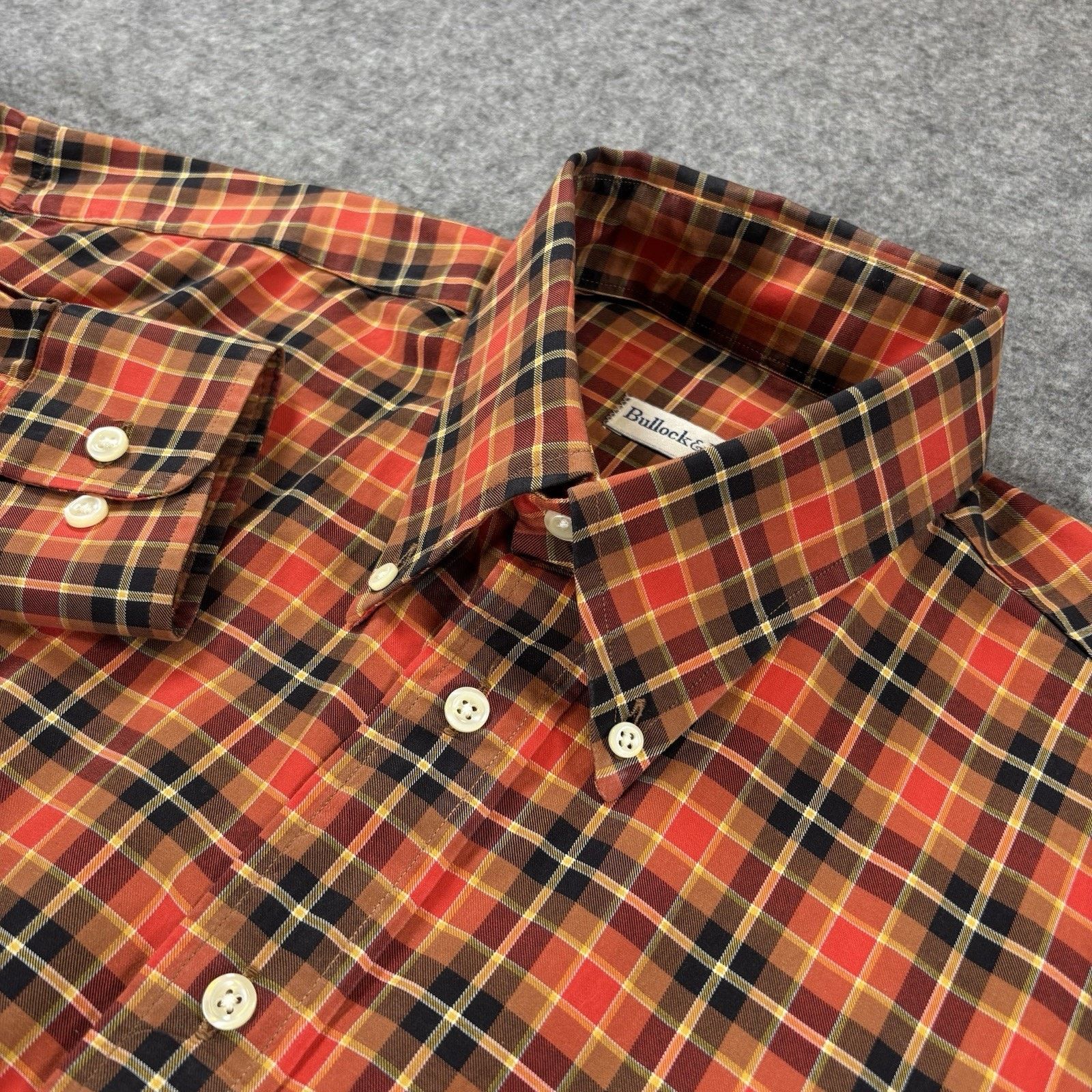 Bullock & Jones Bullock & Jones Plaid Long Sleeve Button Down Shirt Sz Large Size US L / EU 52-54 / 3 - 1 Thumbnail