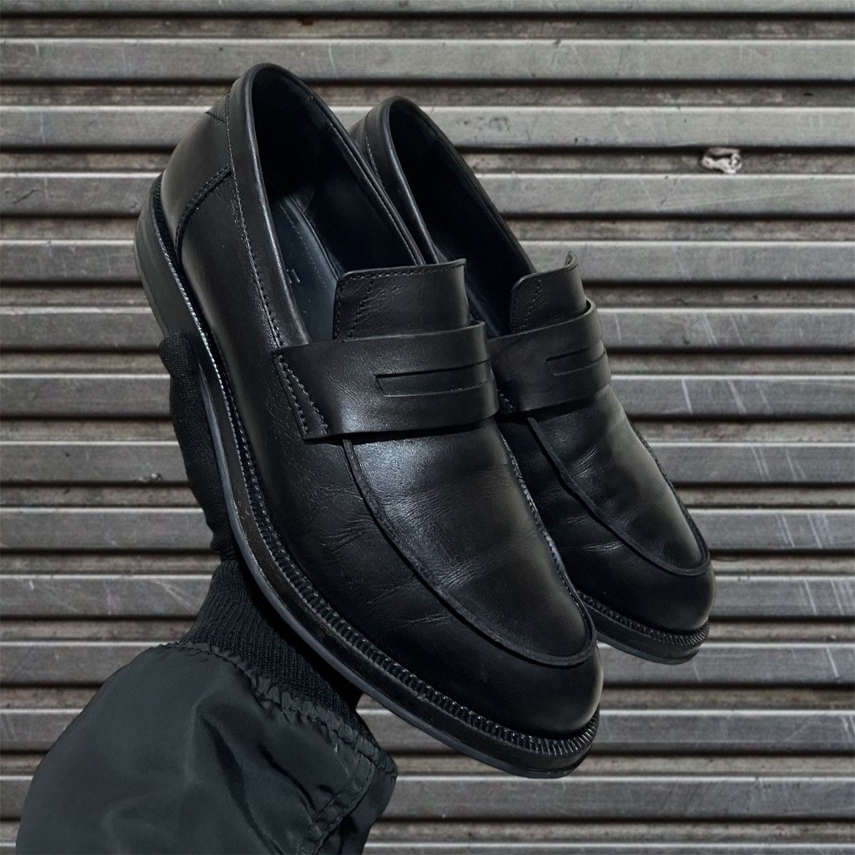 Berluti Berluti Artisan Black Leather Loafers Size US 8.5 / EU 41-42 - 1 Thumbnail