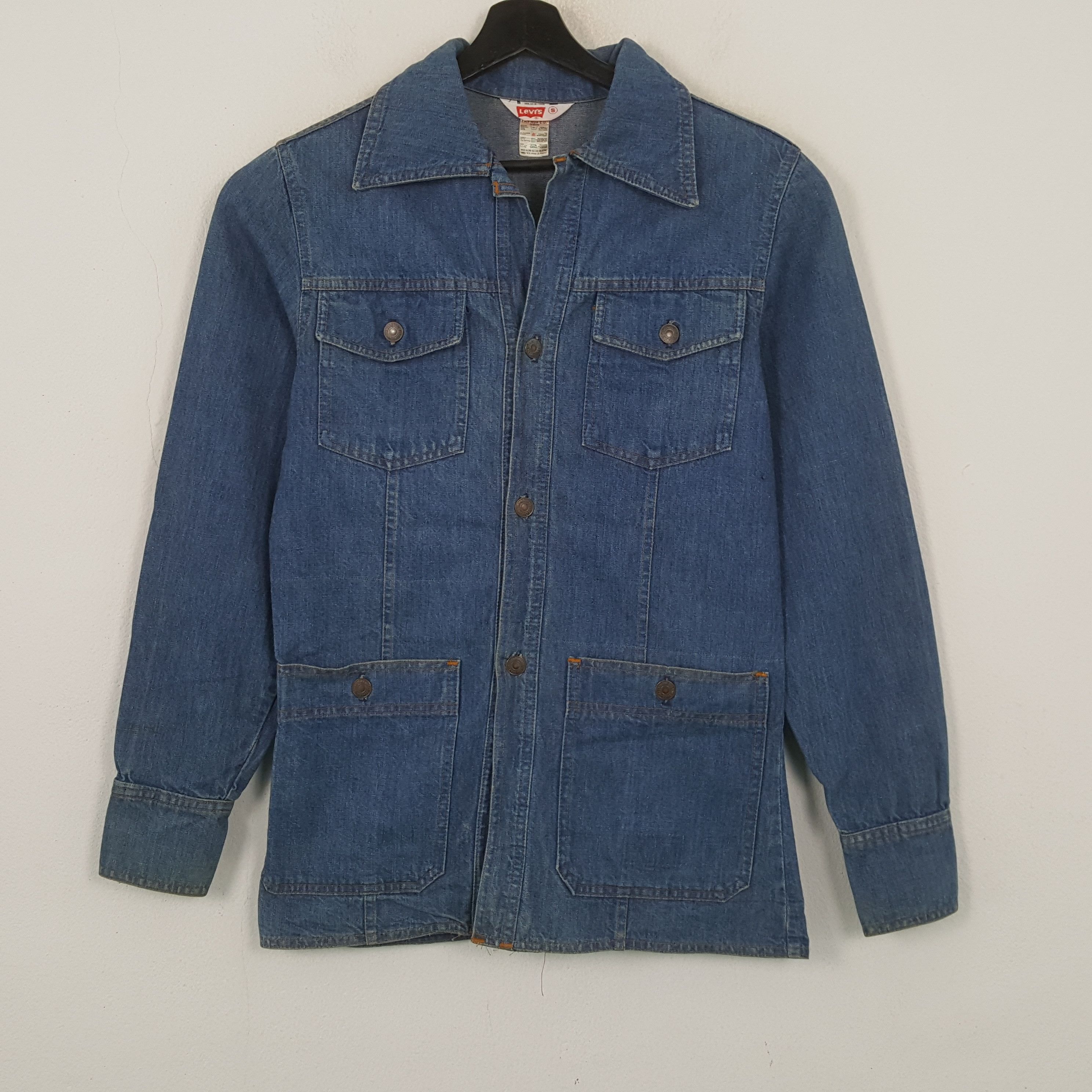 Levi's Levis Pocket Fashion Design Style Shirt RR8 Size S / US 4 / IT 40 - 1 Thumbnail