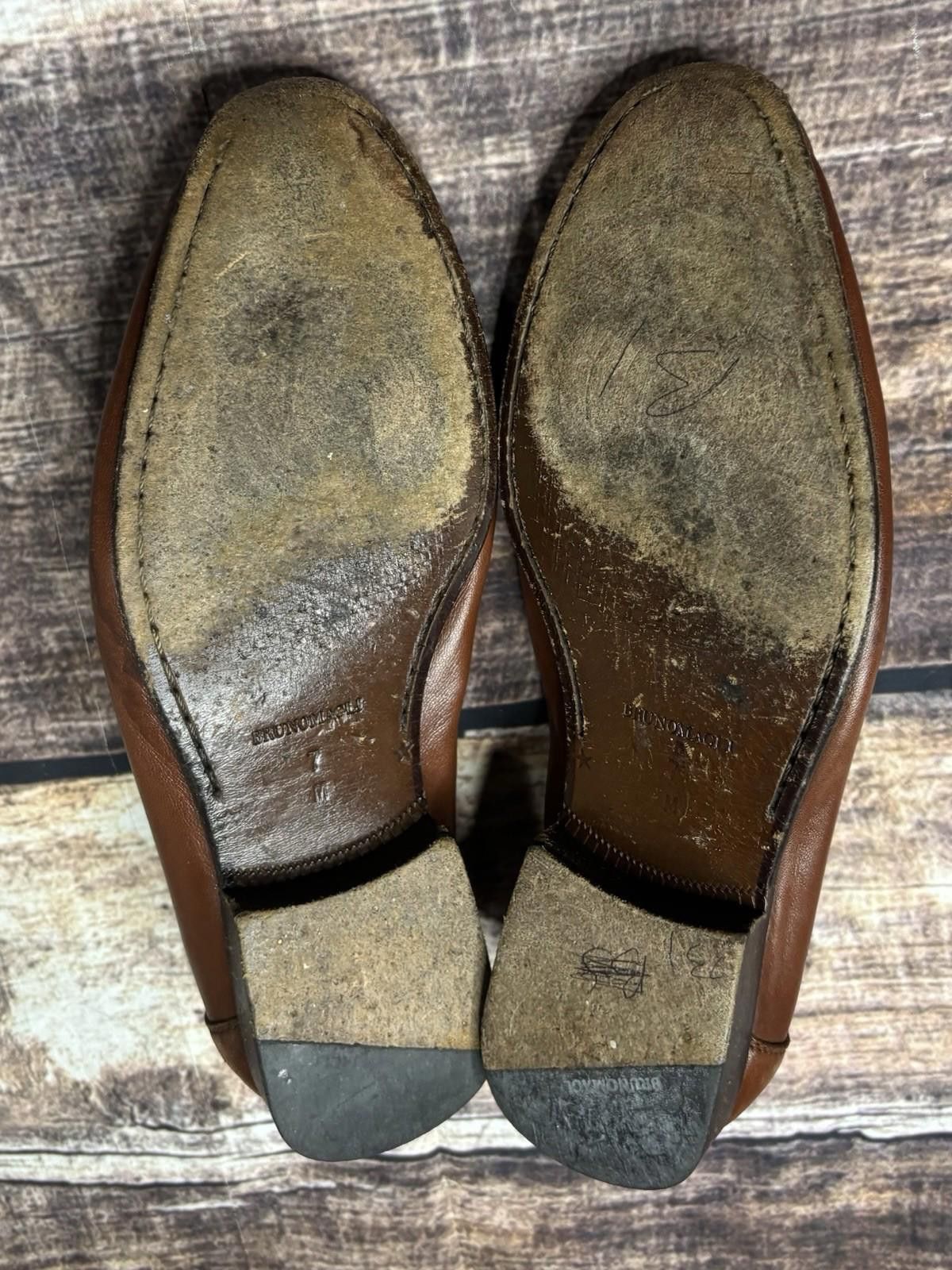 Bruno Magli Bruno Magli Loafers Mens Shoes Size 7 Made in Italy Leather Size US 7 / EU 40 - 5 Thumbnail