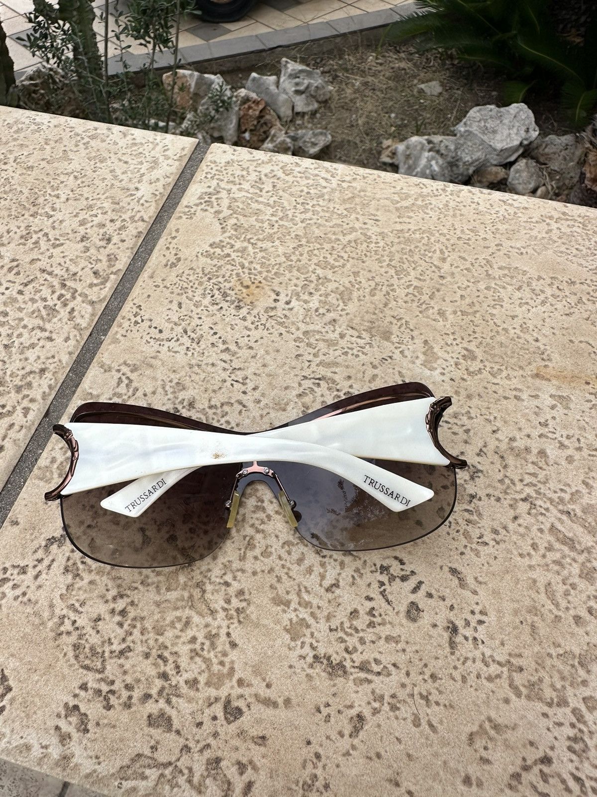 Trussardi Trussardi Sunglasses White TE 21132 Size ONE SIZE - 7 Thumbnail