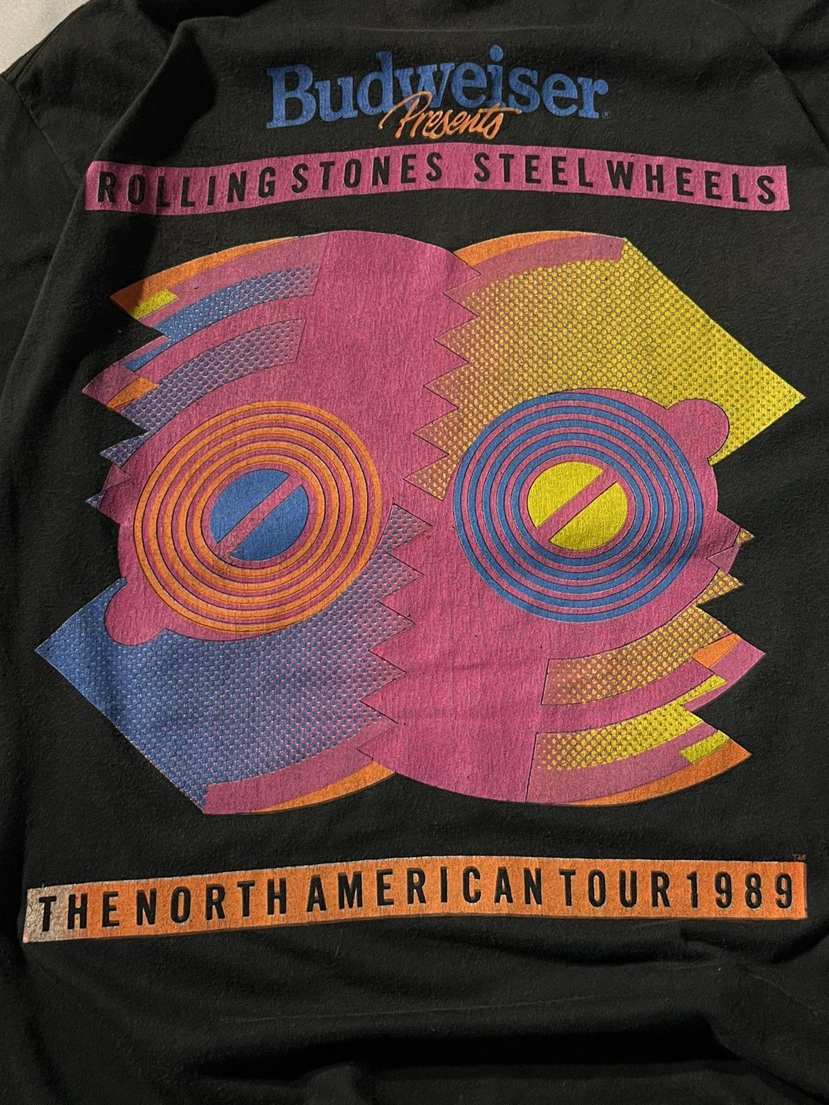Band Tees × The Rolling Stones × Vintage THE ROLLING STONE VINTAGE, THE NORTH AMERICAN TOUR 89 Size US M / EU 48-50 / 2 - 8 Thumbnail