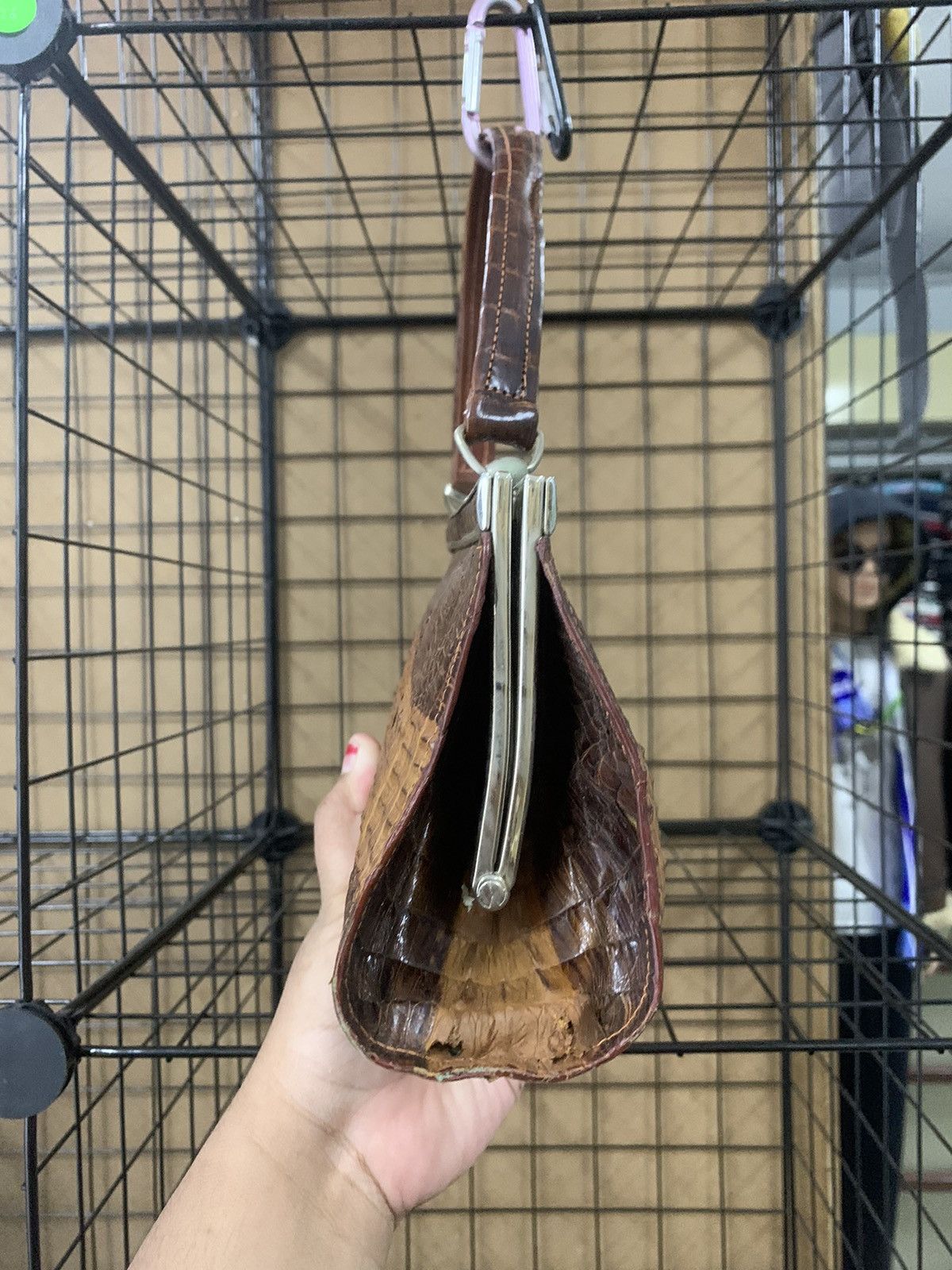 Custommade 🔥Limited🔥True Crocodile Leather Handbag Size ONE SIZE - 3 Thumbnail
