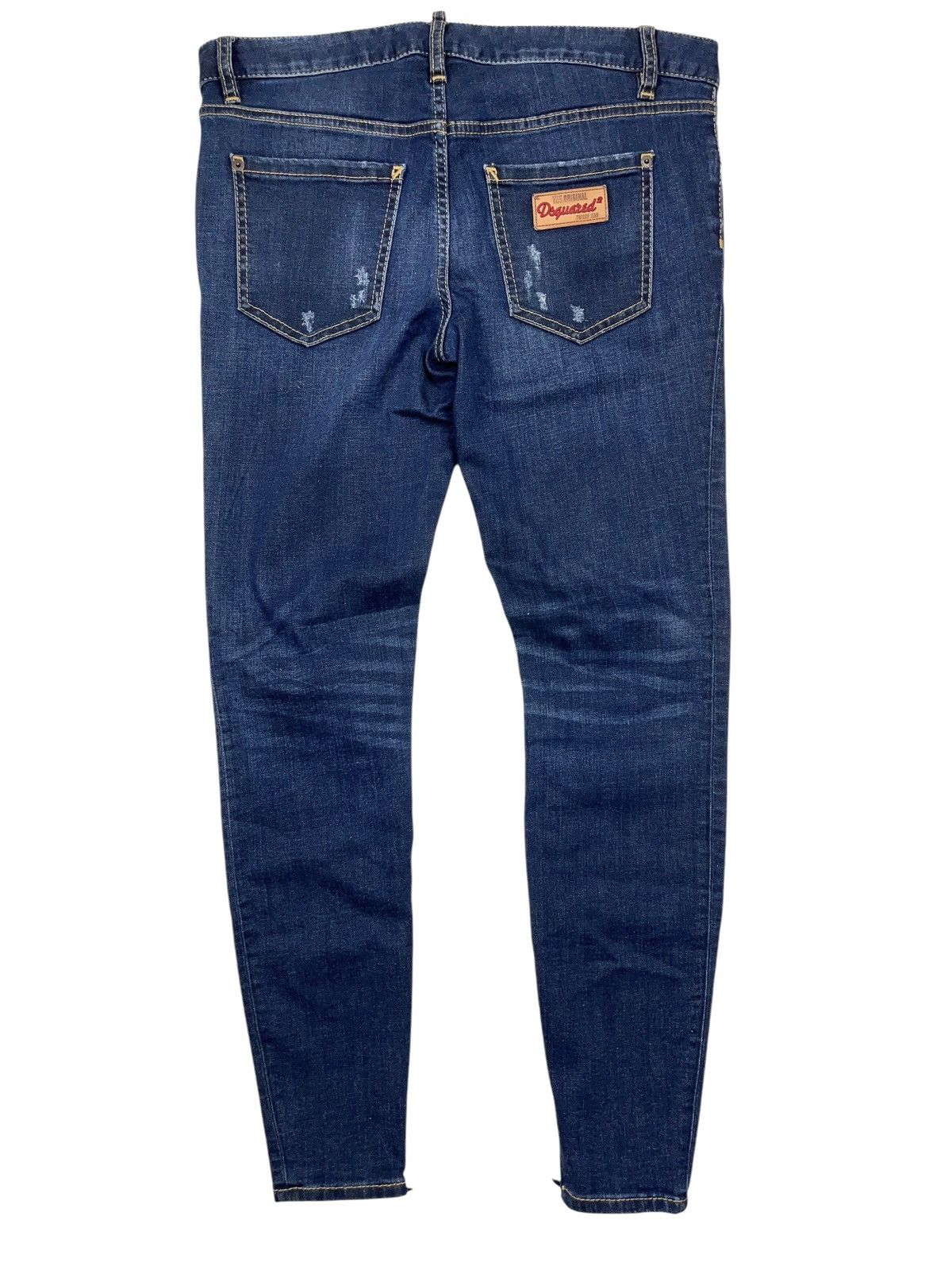 Dsquared2 Dsquared2 Medium Waist Twiggy Jeans Skinny Distressed Size 28" / US 6 / IT 42 - 2 Thumbnail
