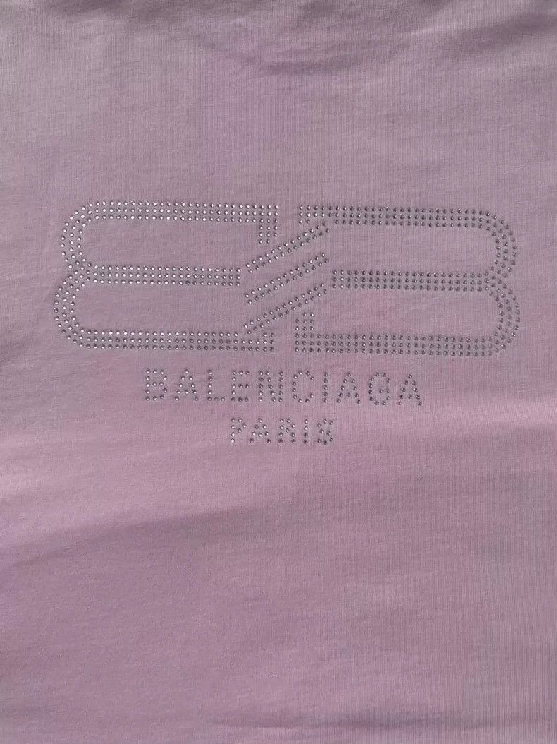 Balenciaga Balenciaga Rhinestone Short Sleeve Tee Size US M / EU 48-50 / 2 - 4 Thumbnail
