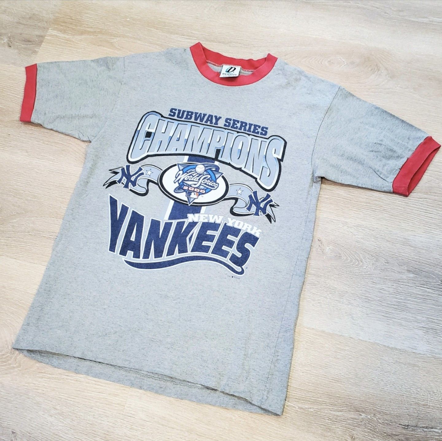 MLB × New York Yankees × Vintage Rare Vtg 2000 New York Yankees World Series Champions Tee Size US M / EU 48-50 / 2 - 4 Thumbnail