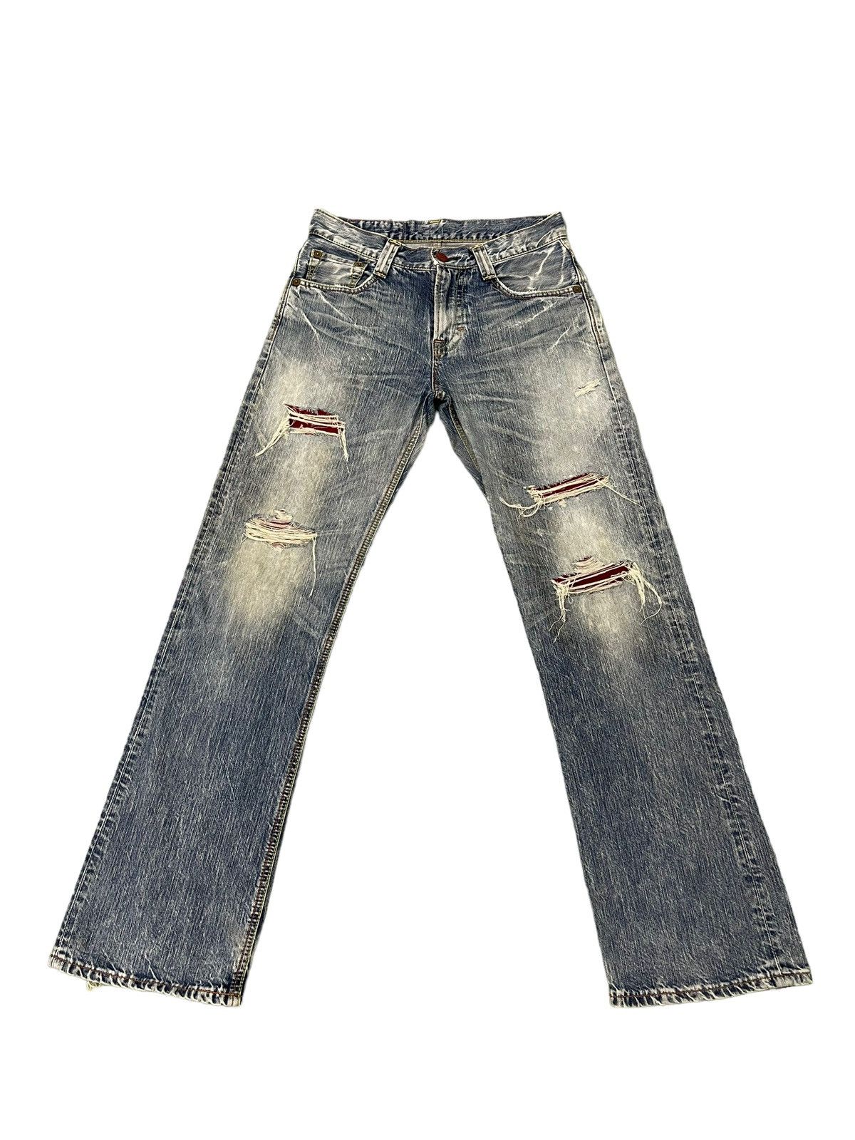 Edwin Distress Jeans Edwin Japan Faded Regular 8🟦1 Size US 31 - 2 Thumbnail