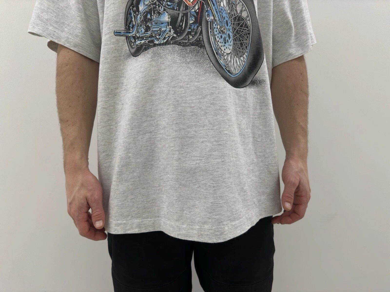 Harley Davidson Vintage 1990s Harley Davidson New York Cafe shirt Single Size US XL / EU 56 / 4 - 5 Thumbnail