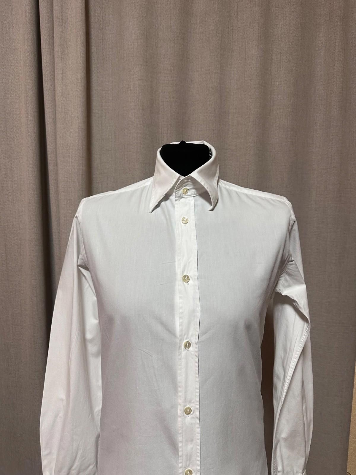 Dolce & Gabbana Dolce & Gabbana Gold White Long Sleeve Button Down Shirt 40 Size US M / EU 48-50 / 2 - 2 Thumbnail