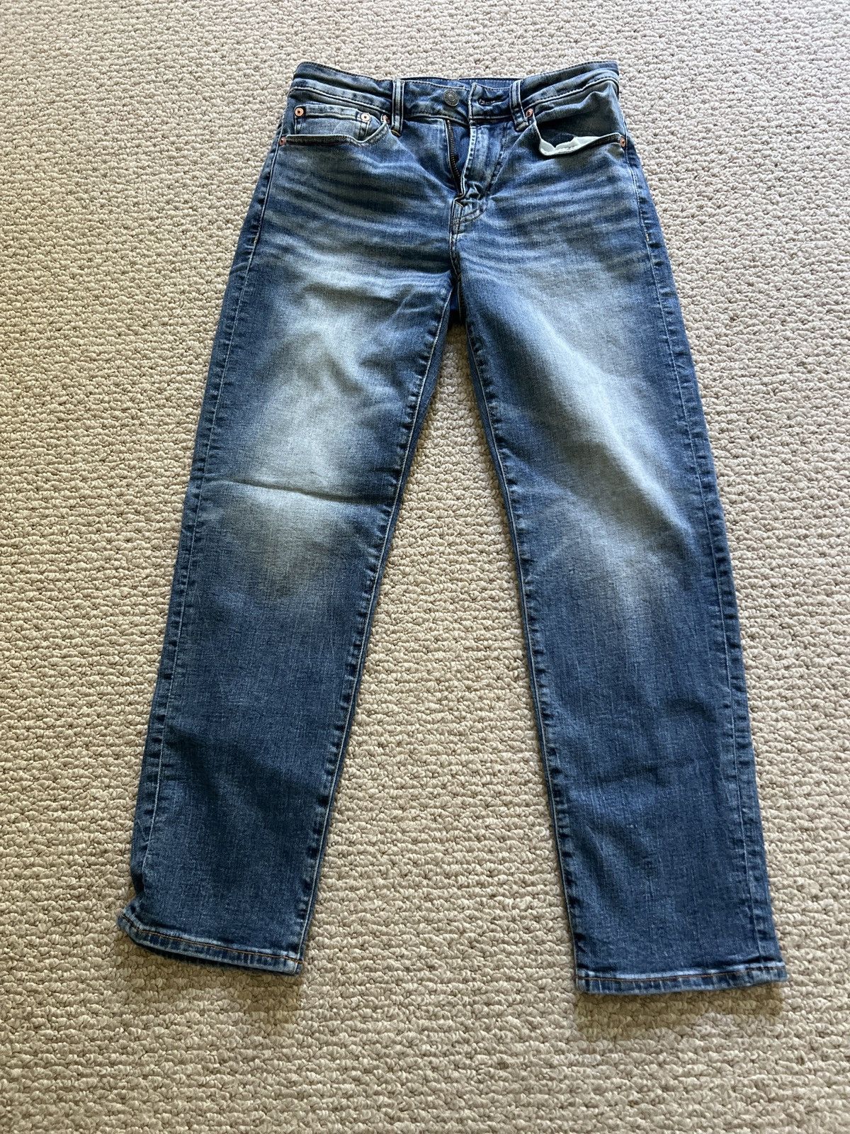 American Eagle Outfitters American Eagle Athletic Straight Jeans Size US 28 / EU 44 - 2 Thumbnail