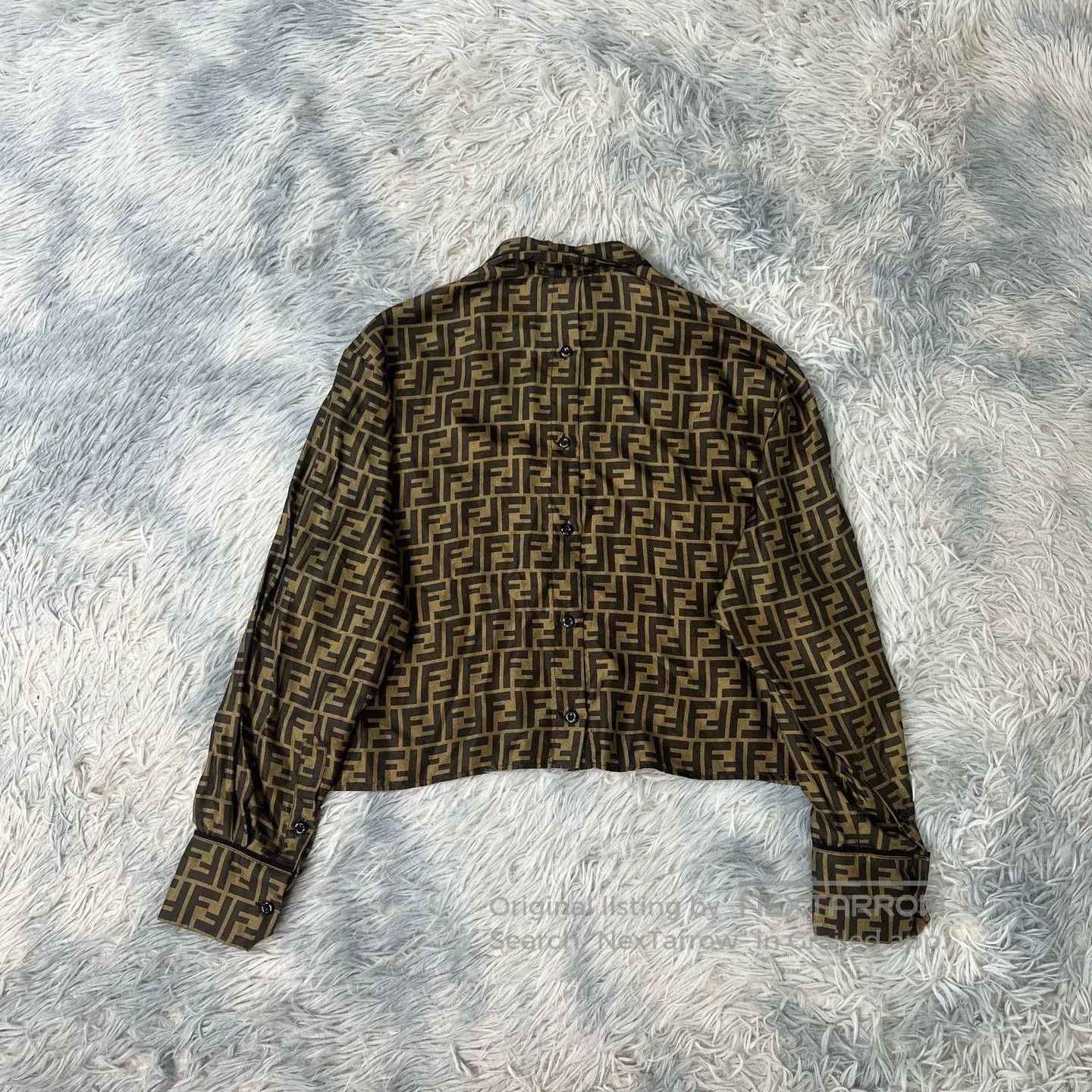 Fendi Fendi All-Over Print Long-Sleeve Shirt. Size S / US 4 / IT 40 - 2 Thumbnail