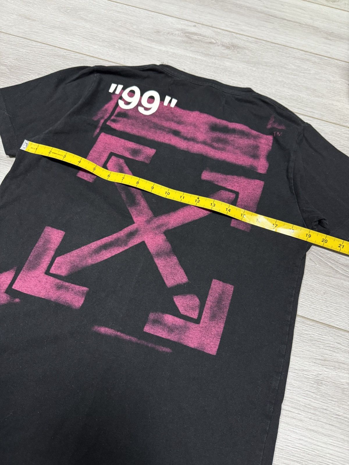 Off-White Off White impressionism pink arrows tee shirt Size US S / EU 44-46 / 1 - 11 Thumbnail