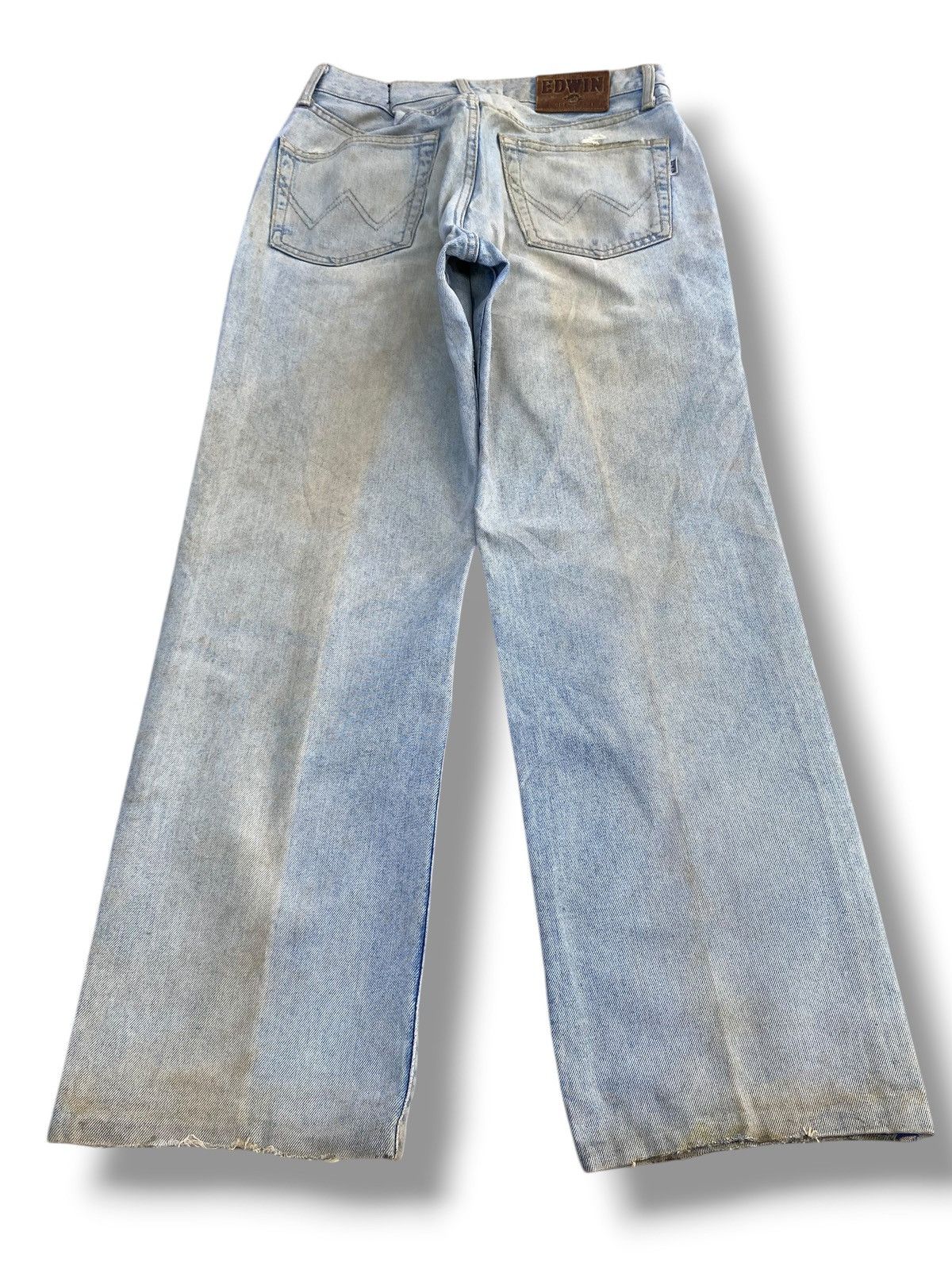 Edwin Vintage Edwin Dirty Mud Wash Style Ripped Jeans Size US 28 / EU 44 - 3 Thumbnail