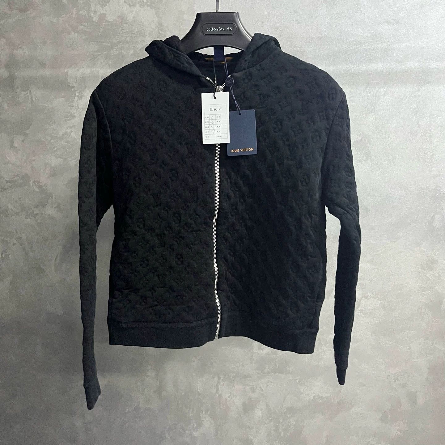 Louis Vuitton Louis Vuitton Black Full Print Zip Hoodie Size US S / EU 44-46 / 1 - 1 Thumbnail