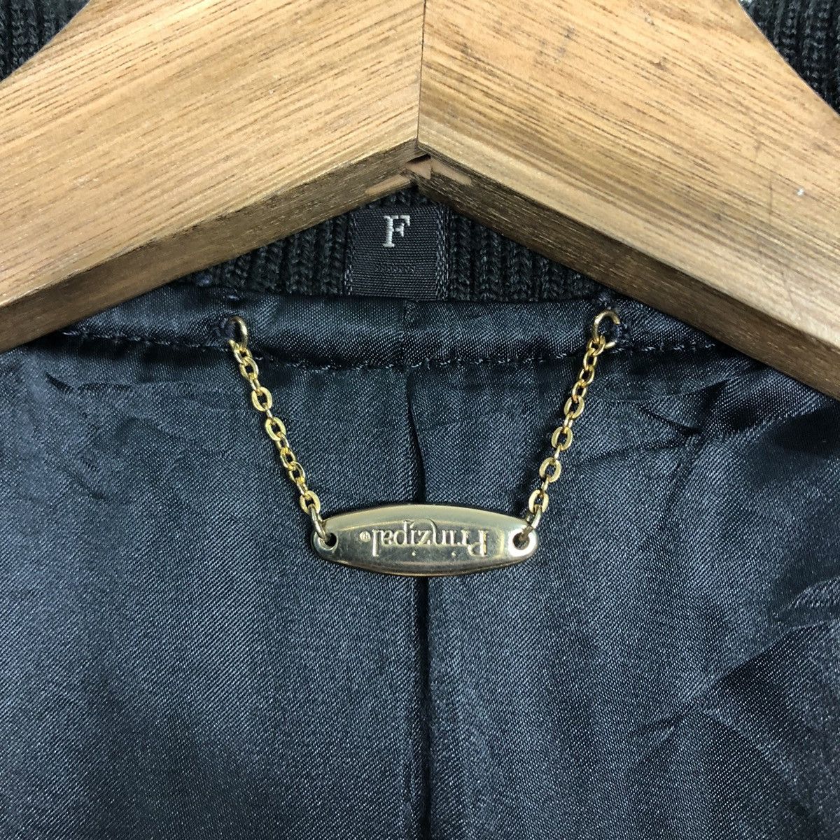 Japanese Brand 📌Rich Black Vintage Leather Jacket Prinzipal Issey Miyake Size US M / EU 48-50 / 2 - 19 Thumbnail