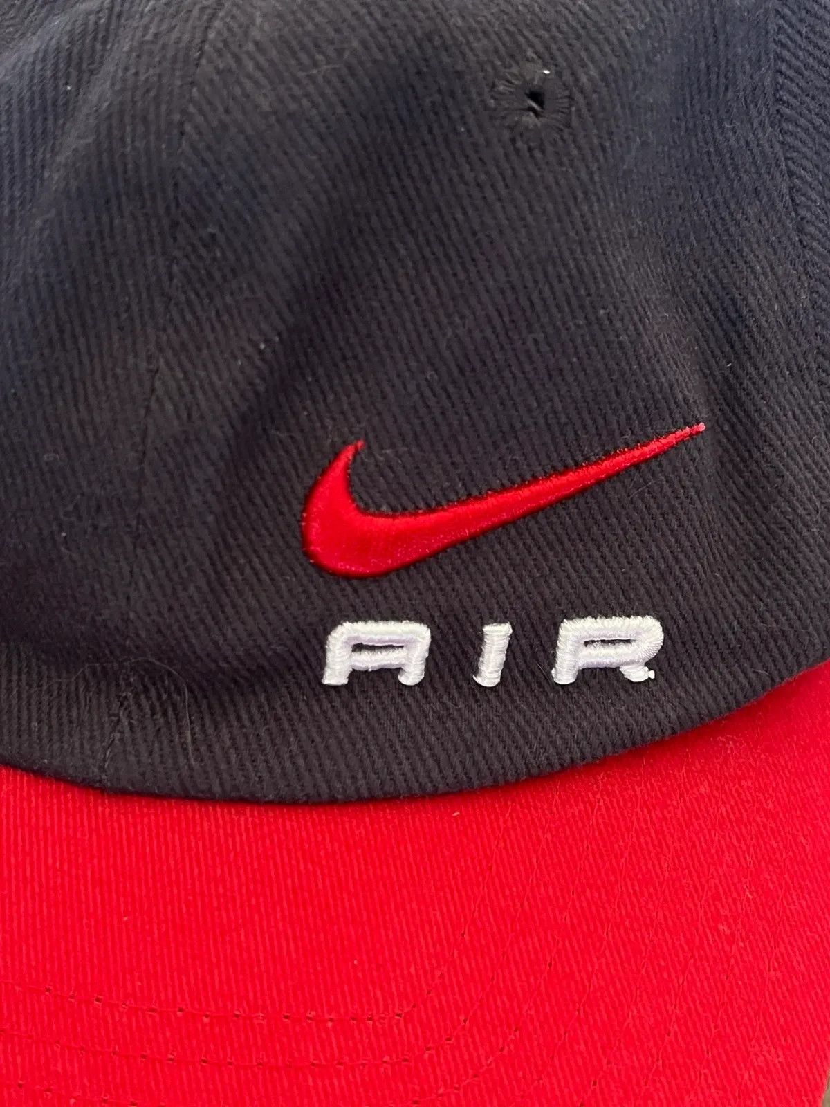 Nike Nike Air Cap Swoosh 1998 Deadstock Distressed Rare One Size Size ONE SIZE - 3 Thumbnail