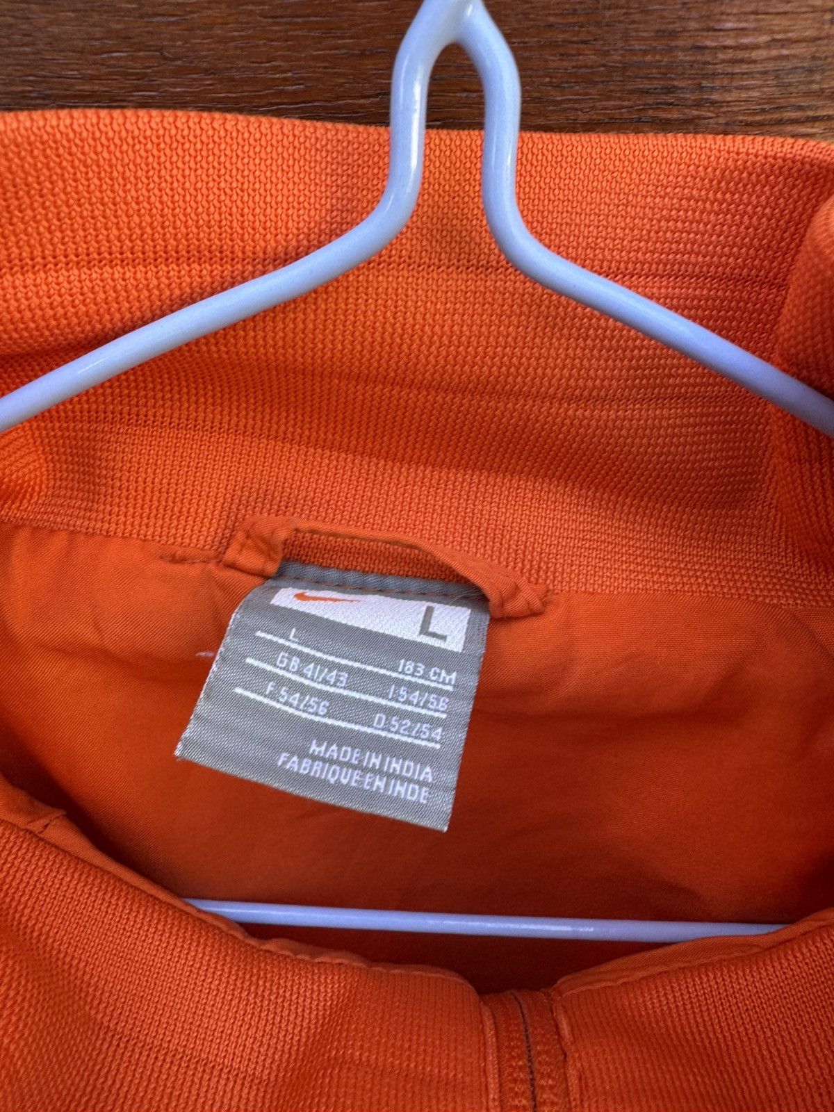 Nike FC Valencia 2008/2009 Nike Orange Track Jacket - sz L - 9/10 Size US L / EU 52-54 / 3 - 3 Thumbnail