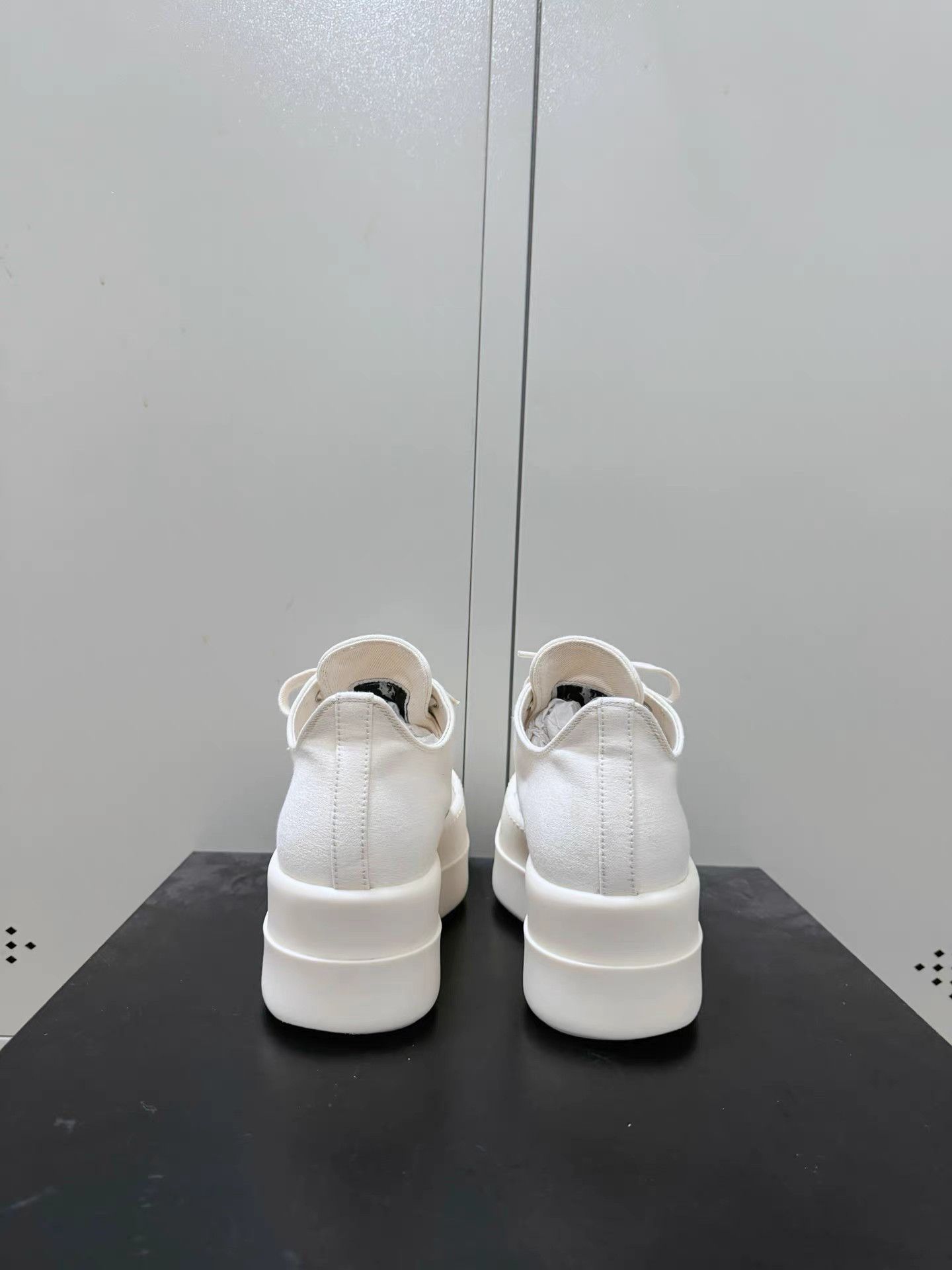 Rick Owens Drkshdw Rick Owens Drkshdw milk white Converse high-top sneakers Size US 8 / IT 38 - 3 Thumbnail