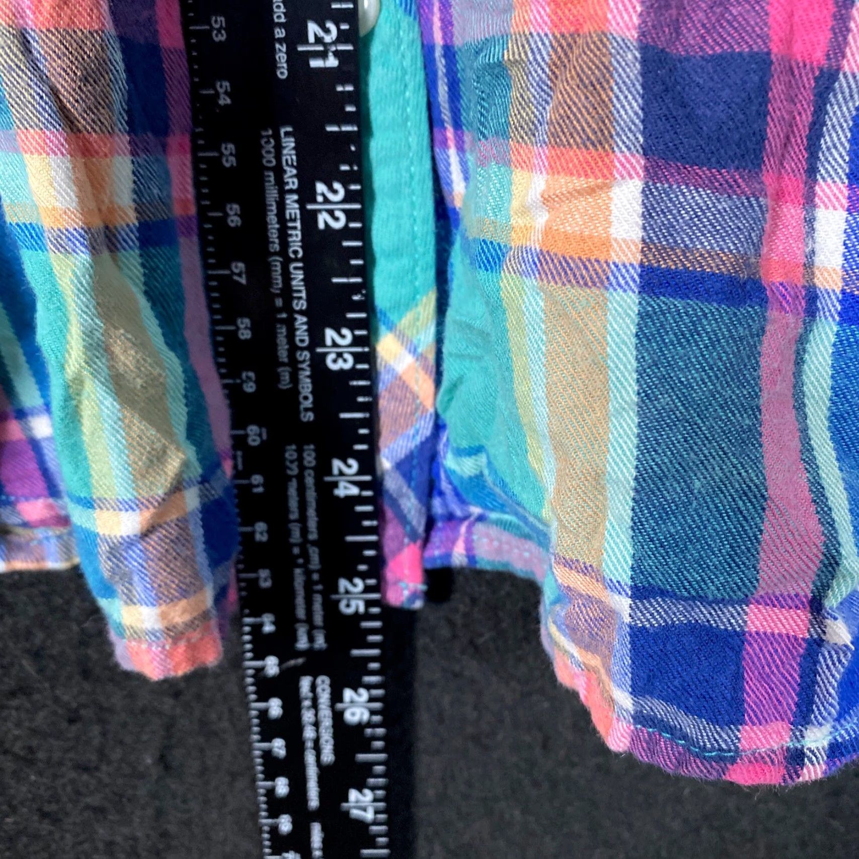 Eddie Bauer Eddie Bauer Womens Blouse Multicolored Plaid Button Down 100% Cotton Large Size L / US 10 / IT 46 - 7 Thumbnail