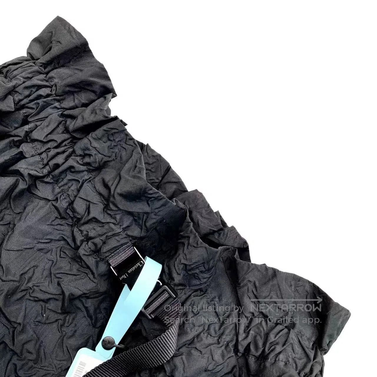 Dior black elasticated short skirt by dior. Size US 34 / EU 50 - 3 Thumbnail