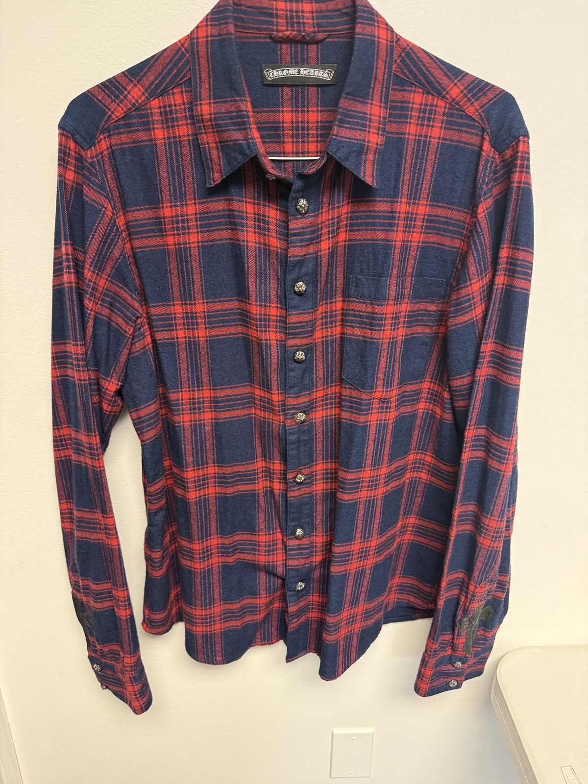 Chrome Hearts Chrome Hearts Flannel Button Up Size US XL / EU 56 / 4 - 1 Thumbnail