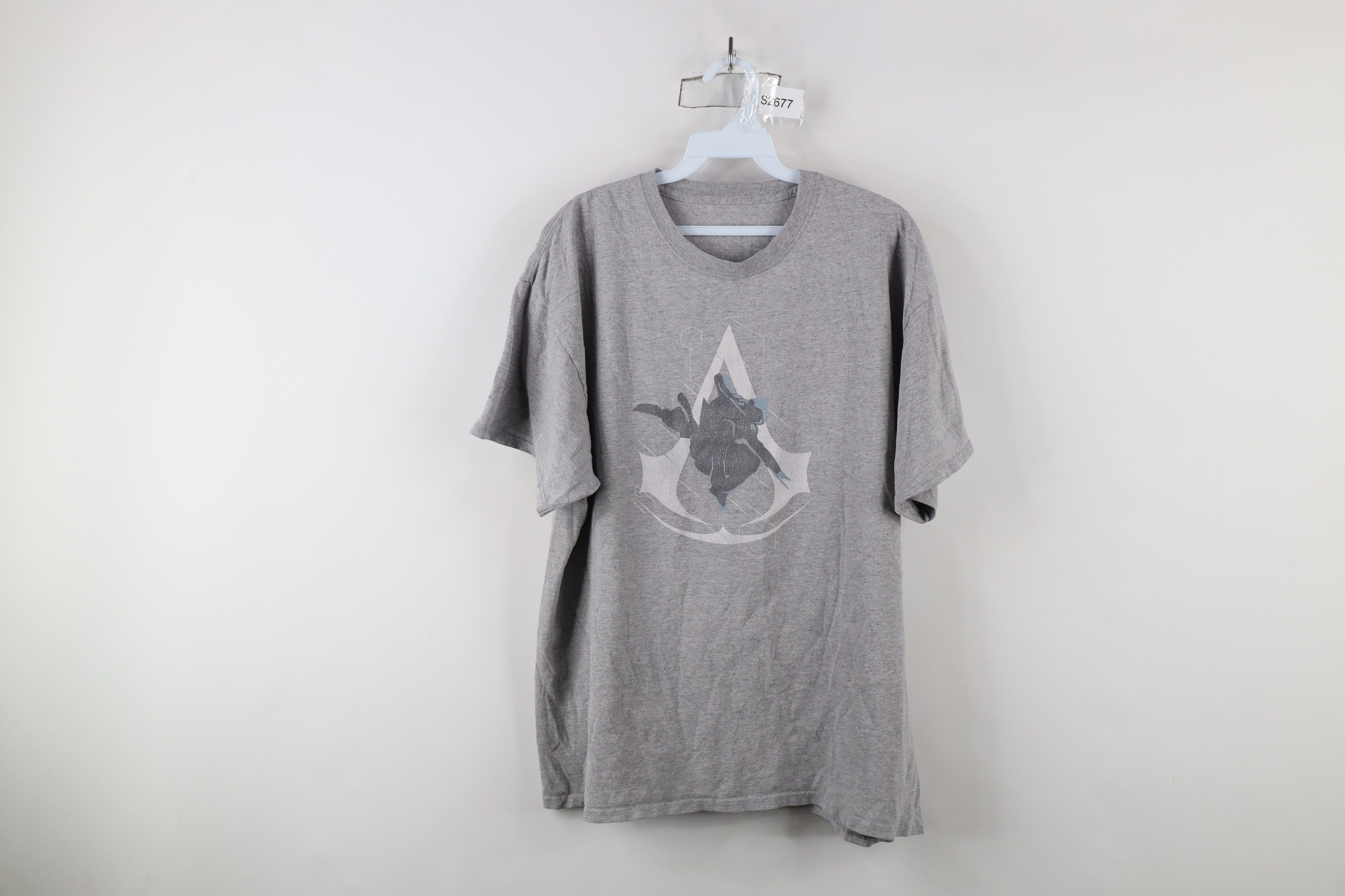 Vintage Vintage Y2K Assassins Creed Video Game Gamer T-Shirt Gray Size US L / EU 52-54 / 3 - 1 Thumbnail