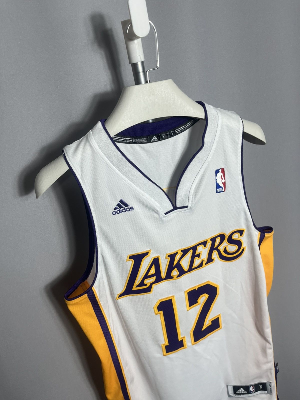 Adidas Adidas 2013 Dwight Howard #12 White Los Angeles Lakers Jerse Size US S / EU 44-46 / 1 - 2 Thumbnail