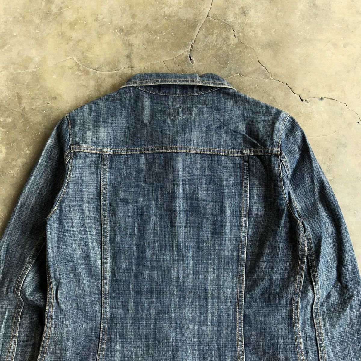 Yohji Yamamoto 🇯🇵 Vintage Ined Japan by Yohji Yamamoto Cropped Denim Jacket Size US XS / EU 42 / 0 - 11 Thumbnail