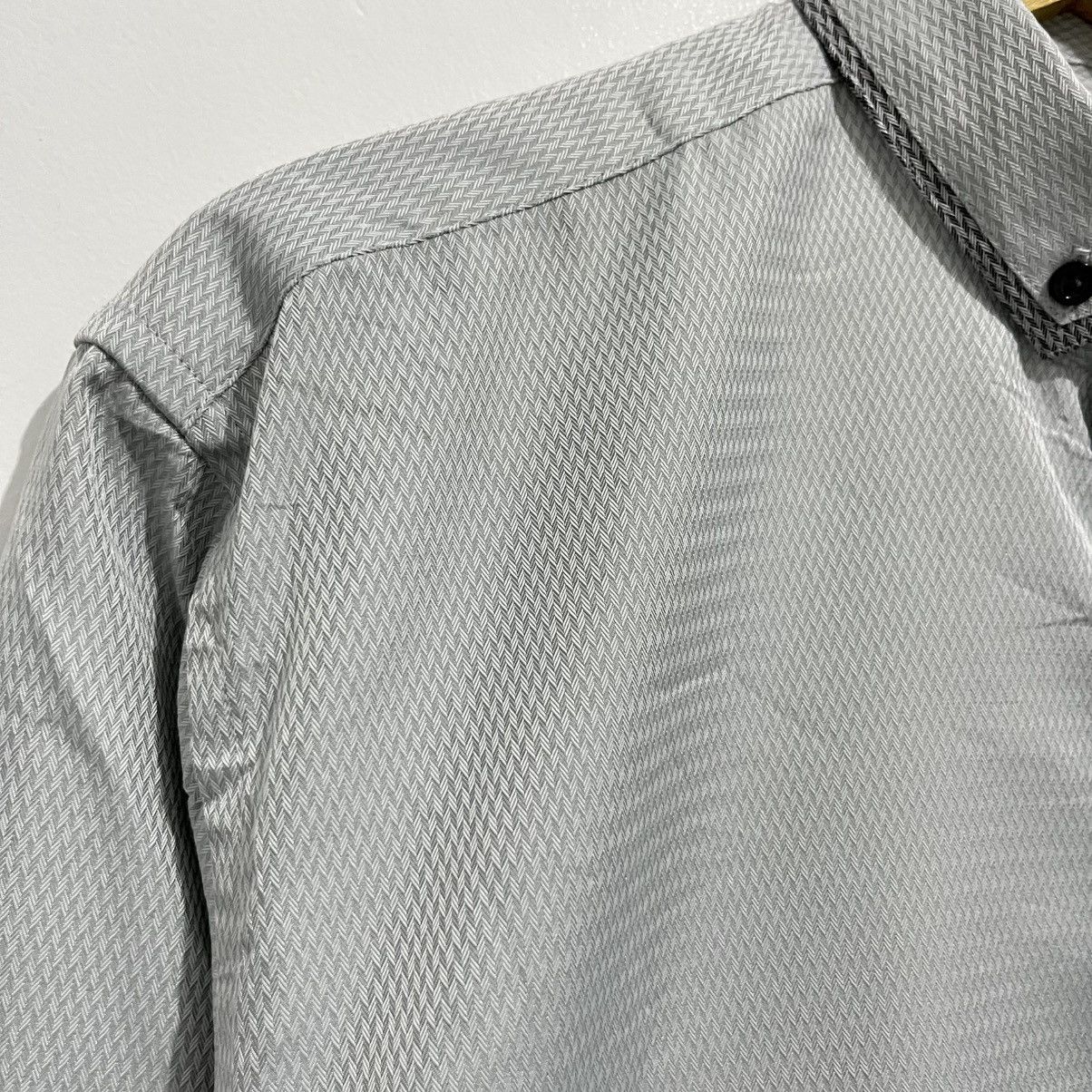 Issey Miyake × Japanese Brand × Kansai Yamamoto Kansai Yamamoto Subbtle Patterned Long Sleeve Shirt Size US L / EU 52-54 / 3 - 4 Thumbnail