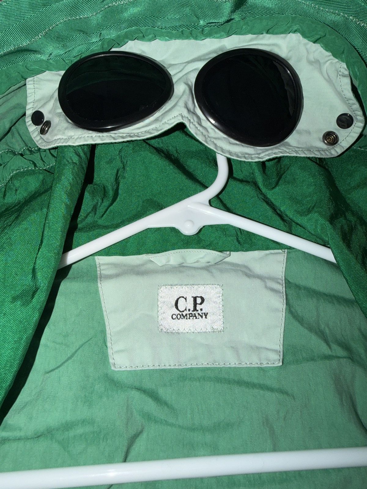 C.P. Company C.P. Company Raso Gommato Goggle Hood Pocket Jacket Mint Size US M / EU 48-50 / 2 - 4 Thumbnail