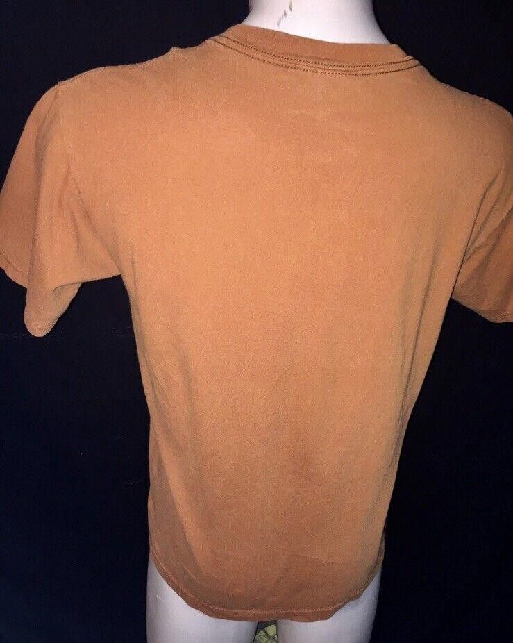 Designer Texas Football Burnt Orange UT Longhorn T-Shirt Sz M Size ONE SIZE - 2 Thumbnail