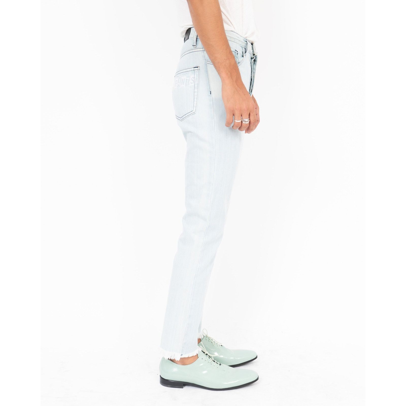 Enfants Riches Deprimes Embroidered Light Blue Denim Size US 30 / EU 46 - 4 Thumbnail