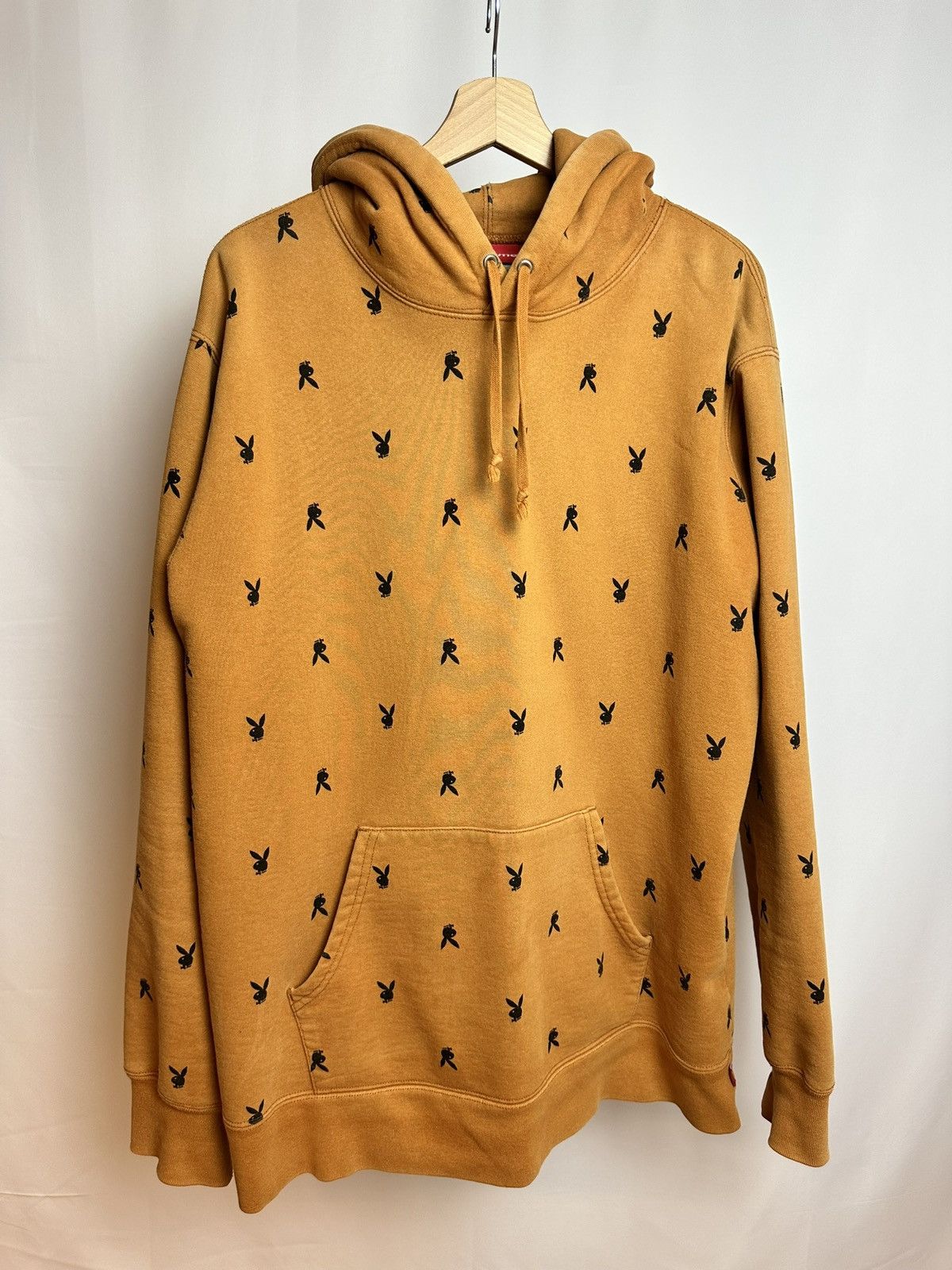 image of Playboy F/w 15 Bunny Hoodie in Rust, Men's (Size XL)